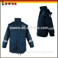 Blue Safety Reflective Winter Coat